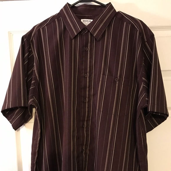 10 Mens Haggar Pintuck Shirts Size L Barely Worn - Picture 9 of 11